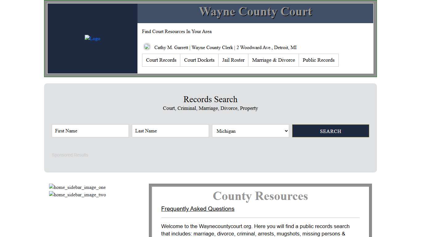 Wayne County Court Records Search